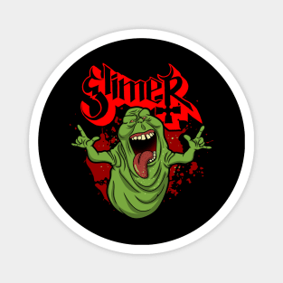 Slimy Ghost Funny 80's Buster Music Heavy Metal Band Logo Album Art Magnet